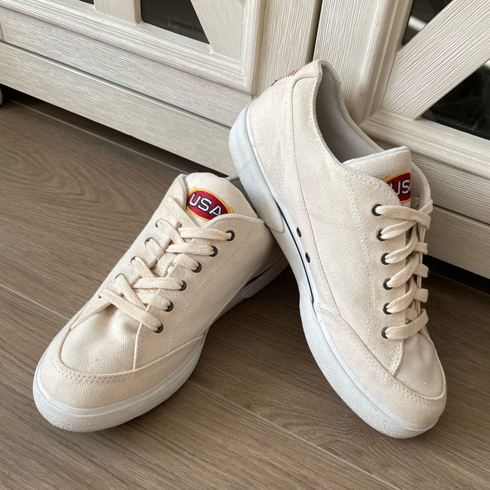 Nike, Canvas Y2K Sneakers, Size 11
